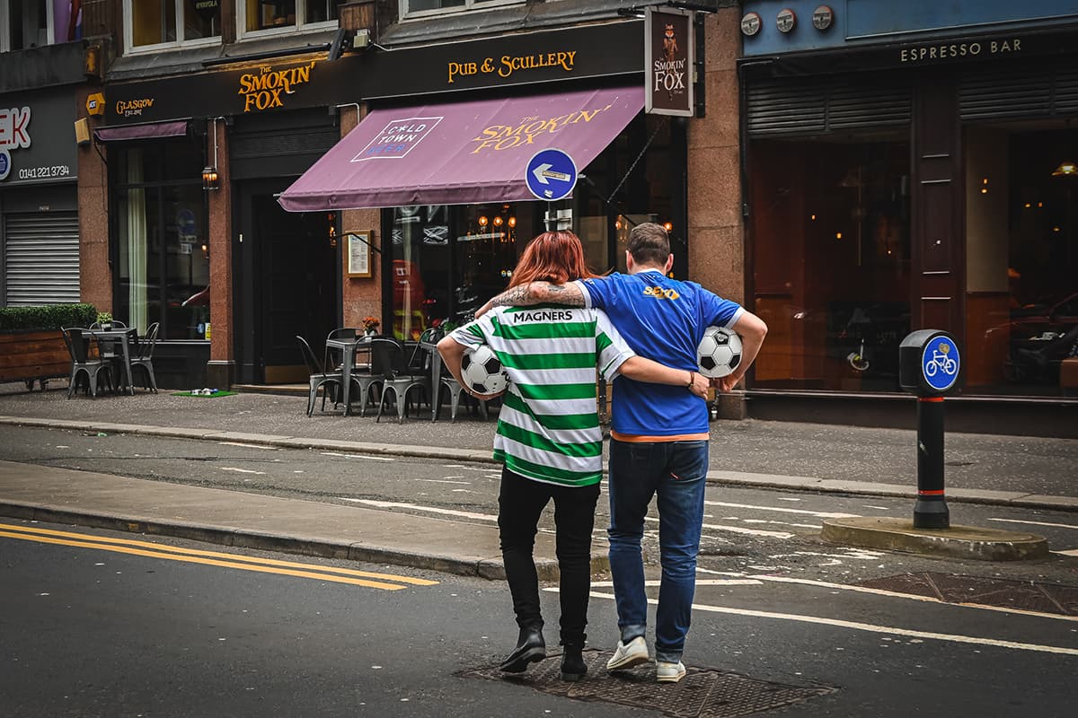 Bars to watch the Rangers Celtic Old Firm Football Game In